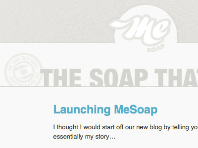 Mesoap Blog blog cause design header web