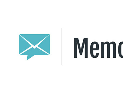 Memo blue brand branding email logo memo