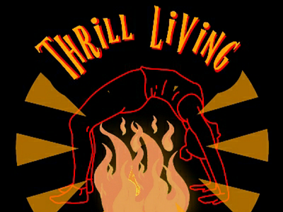 Blog Logo blog fire life logo over thrill yoga