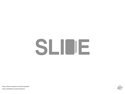 slide logo logotype monokrom simple simple logo slide typogaphy