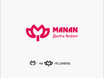 M + Flower logo