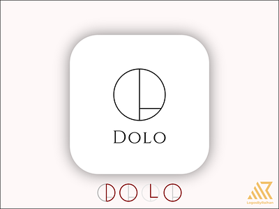Dolo Line art logo branding design dolo flat font illustration letter lettermark line art logo logo design logos minimal typography vector wordmark logo