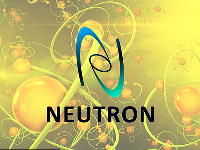 Neutron Logo Design branding design electron flat graphic design illustration lettermark logo logo design logos minimal neutron neutron logo design proton science typography wordmark logo