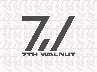 7W 7w branding design flat font graphic design illustration letter lettermark logo minimal monogram text typography ui w7 wordmark logo