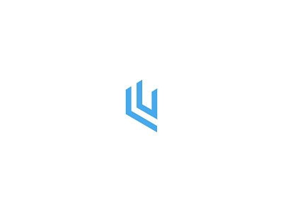 u flat icon logo vector