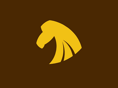 Horse silhouette logo design. logodedisign