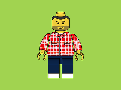 Lego Developer / Hipster character hipster illustration illustrator lego toys vector wixiweb
