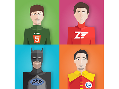 Superheroes - Wixiweb Team 2015 batman character comics flat heroes illustration php super hero superhero wixiweb