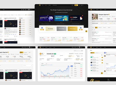 Cryptocurrency platform crypto cryptocurrency design light theme ui ux webdesign