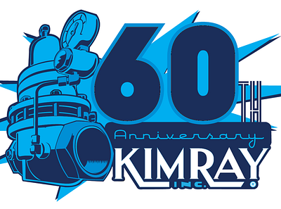 Kimray Oil - Oklahoma City - 60th Anniversary Flyer brand brand design brand identity branding branding design design gas graphic design illustration logo oil ui vector