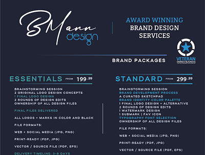 BMANNDESIGNLLC BRANDING PRICES brand brand design brand identity branding branding design design illustration logo typography vector