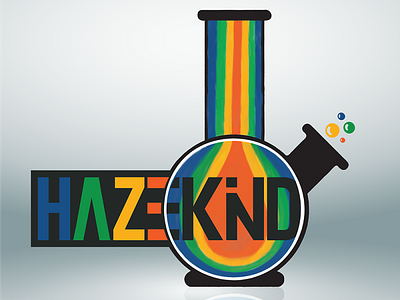 HAZEKIND Brand Full Logo Hand Drawn / Vector