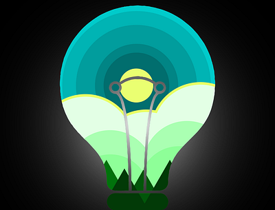 Bulb Illustration art design illustraion illustrator logo vector