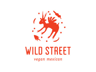 Wild Street logo identity logo design restaurant branding