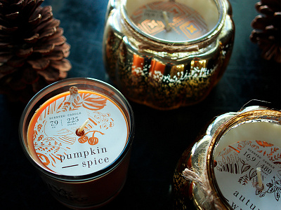 Fall Candle Pattern and Packaging