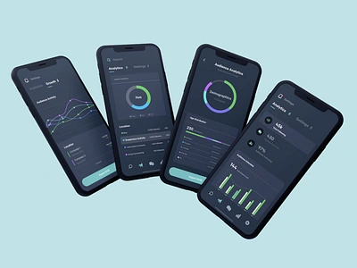 Analytics - Hola analytic analytics chart app business chart design clay mockup css data design html5 javascript minimal modern react software software design system design ui uiux ux