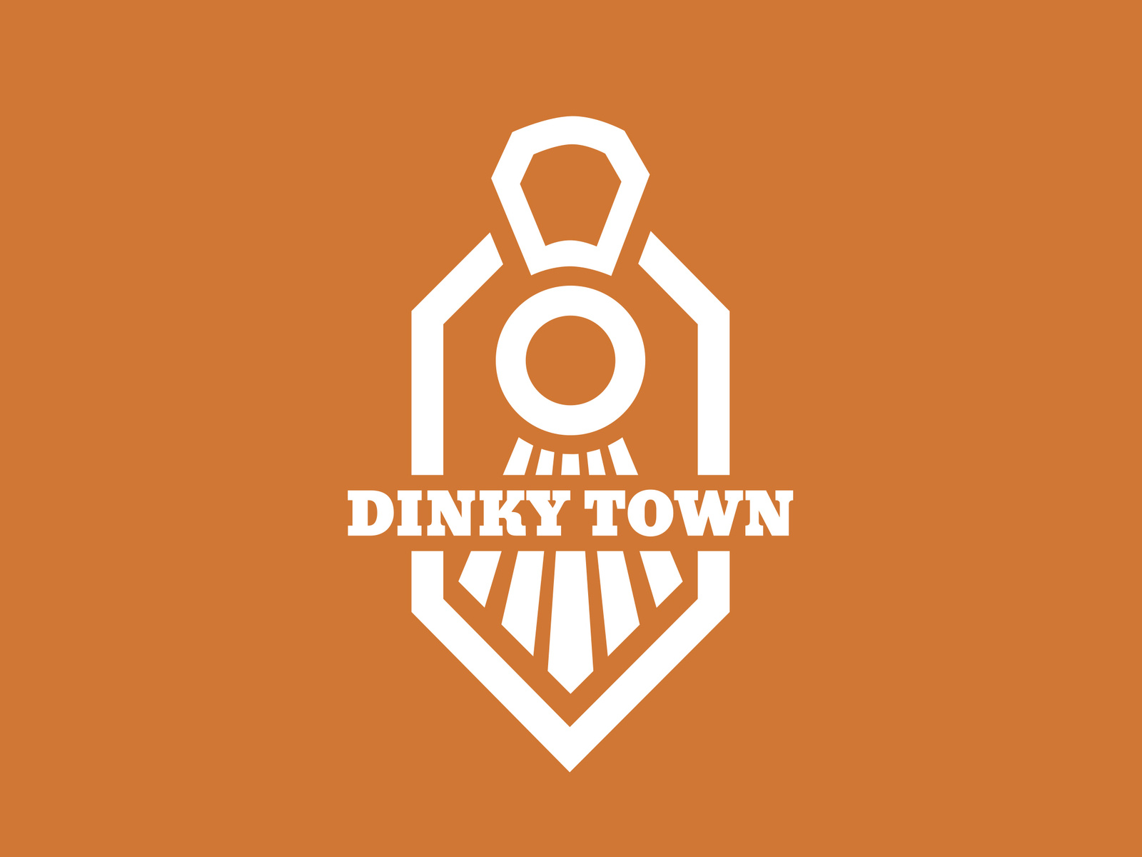 Dinkytown Logo Concept by Rudy Arnold on Dribbble