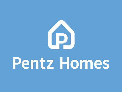 Pentz Homes brand brand design branding design home home buying house icon identity identity design logo real estate realitor vector