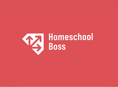 Homeschool Boss brand brand design branding branding design design growth homeschool icon identity identity design learning logo testing vector