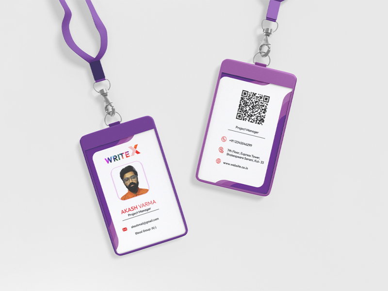 Identity Card Design by Sunil Sharma on Dribbble