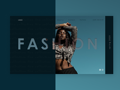 Fashion first screen design fashion firstscreen