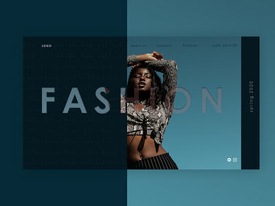 Fashion first screen