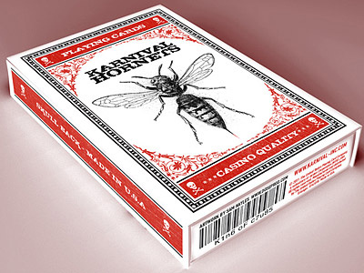 Karnival Hornets bicycle deck big blind media cards design doseprod karnival hornets karnival inc sam hayles skulls