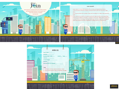 Website Banner Design art branding design flat illustration illustrator ui ux vector web