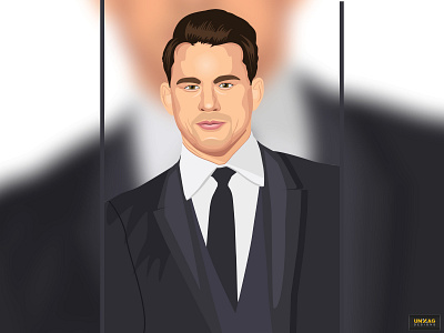 Channing Tatum art branding design flat graphic design illustration illustrator vector web website