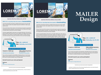 Mailer Design art branding design illustration vector web