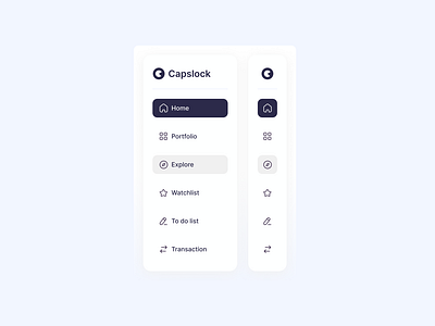 Exploration Navigation Rail by Sigit Pamungkas on Dribbble