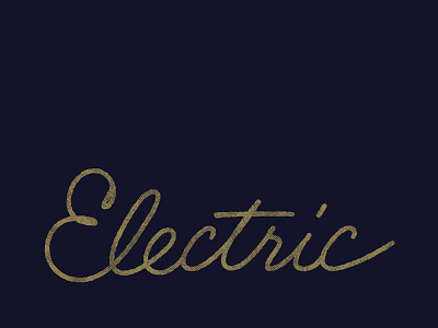 Electric customtype lettering