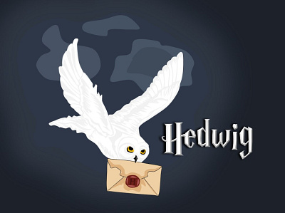 Hedwig cute harrypotter hedwig hogwarts magic owl pet snowy owl witch wizard