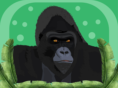 Gorilla ape gorilla gorillas illustration illustrator monkey