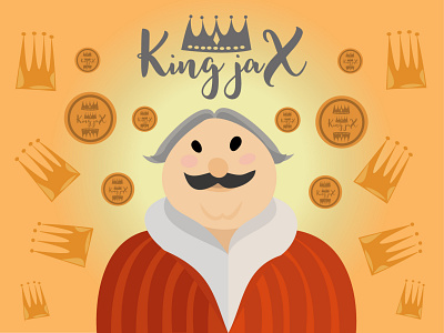 King Jax attitude castle castles charachter charachter design charachterdesign concept art gold illustrator illustrator design king kingdom powerful