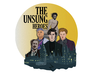 The Unsung Heroes harry potter harrypotter hogwarts illustration illustration art magic wizard
