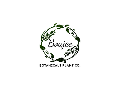 Boujee art botanic botanical art branding design flat illustration leaf logo leafs logo logodesign plant vector
