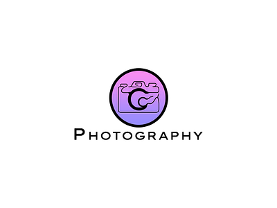 CC Black art branding design flat illustration lens logo logodesign photographer photography vector