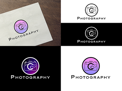CC Photography art branding design flat gradient graphicdesign illustration lens logo logodesign photographer photography photoshop vector