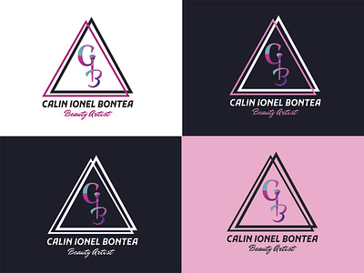 CIB - Logo design art beauty logo branding brush corel draw coreldraw design geometric design geometry logo logodesign make up makeup artist pink logo