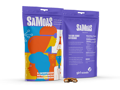 Girl Scout Cookie Packaging Redesign graphic design illustration illustrator packaging packaging mockup photoshop