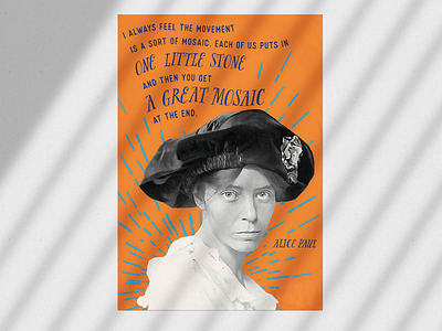 Suffragette Poster handlettering marketing collateral photoshop poster