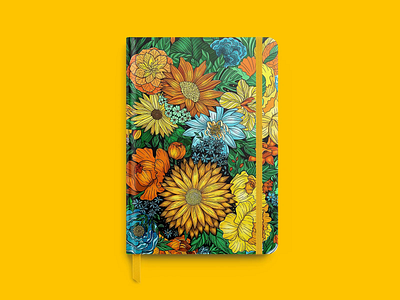 Illustration for Selfmama notebook animation design draw florist floristry flower illustration notebook procreate video