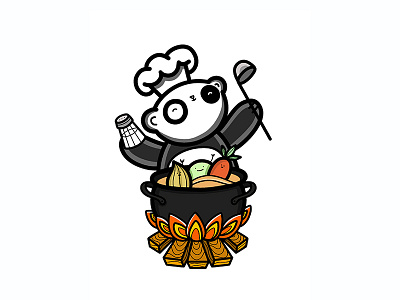 Cooking Sleeping Panda