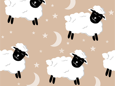 Sheep design illustration pattern sheep vector