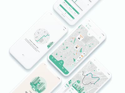 Wheeling UI/UX app design illustration interface design minimal travel travel app ui ui ux ux