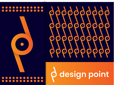 Design Point Logo Design | Letter "d" "p" & point