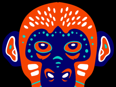 Monkey 🐵 branding design icon illustration logo vector
