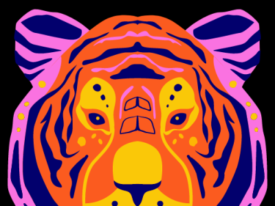 Tiger 🐅 branding design graphic design icon illustration logo vector