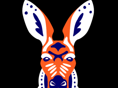 Kangaroo 🦘 branding design graphic design icon illustration logo typography vector